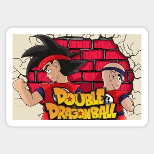 Double Dragonball Sticker